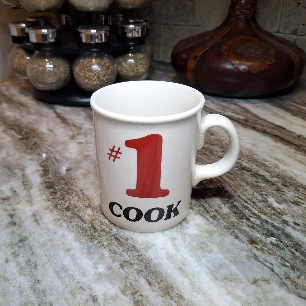 #1 Cook White Mug
